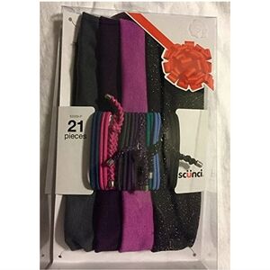 Scunci 21 pc set of Fabric Head Bands and Ponytail Holders